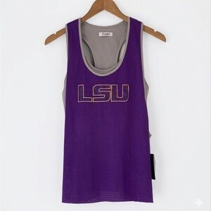 NUYU Lsu Sports Tank Top size Medium NWT